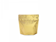 【コーヒー専用袋】アロマキープパック(チャック付き）100g用　ゴールド　小