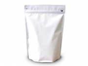 【コーヒー専用袋】アロマキープパック(チャック付き）500g用　ホワイト