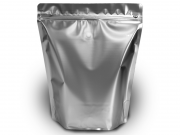 【コーヒー専用袋】アロマキープパック(チャック付き）1Kg用　シルバー