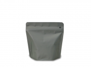 【コーヒー専用袋】アロマキープパック(チャック付き）100g用　ミドルグレー　小