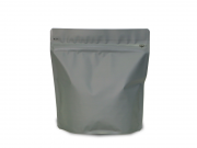 【コーヒー専用袋】アロマキープパック(チャック付き）200～300g用 ミドルグレー